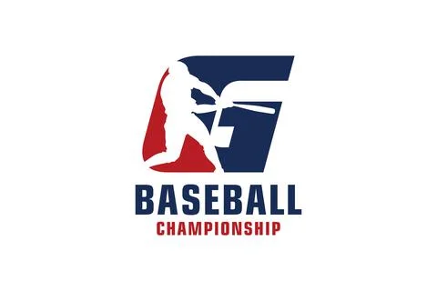 Letter G with Baseball Logo Design. Vector Design Template Elements for Spo.. Stock Illustration