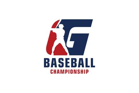 Letter G with Baseball Logo Design. Vector Design Template Elements for Spo.. イラスト素材
