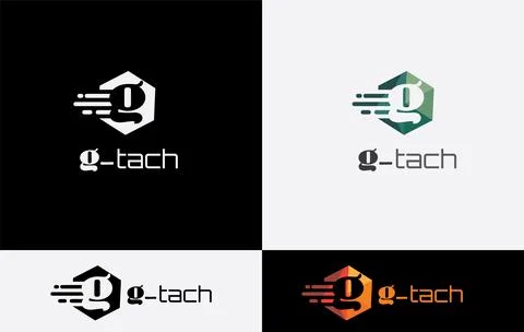 Letter g Creative  logo design brand logo design Illustrazione stock