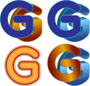 Letter g logo Stock Illustration