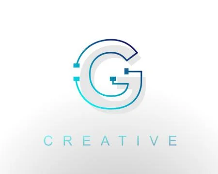Letter G logo Illustrazione stock