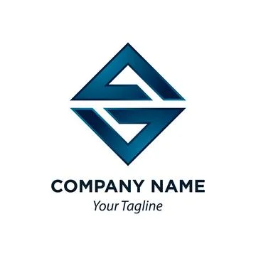 Letter A G S Diamond Shape Icon Vector Logo Template Illustrazione stock