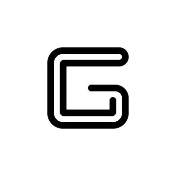 Letter gc logo Stock Illustration