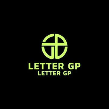 LETTER GP logo design template idea Stock Illustration