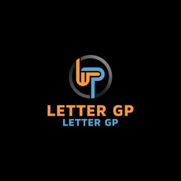 LETTER GP logo design template idea and inspiration Stock Illustration