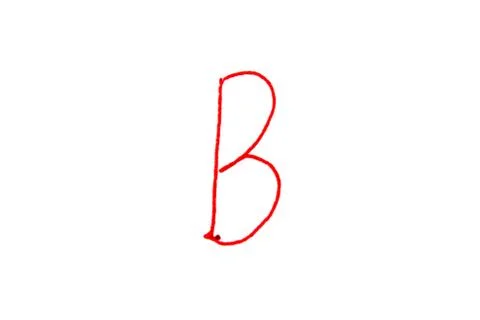 Letter grade b Stock Photos