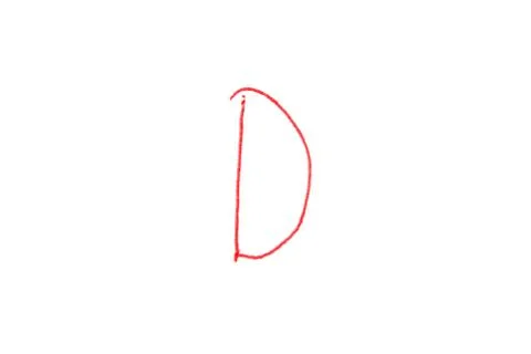Letter grade d Stock Photos