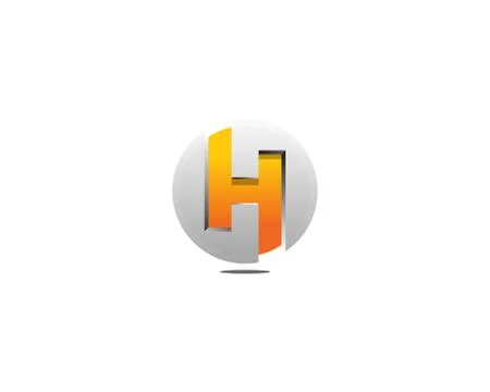 Letter H Icon Logo Design Element (35) Free Stock Illustration