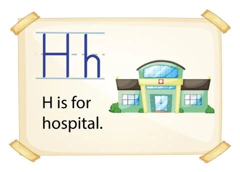Letter H Ilustración de archivo