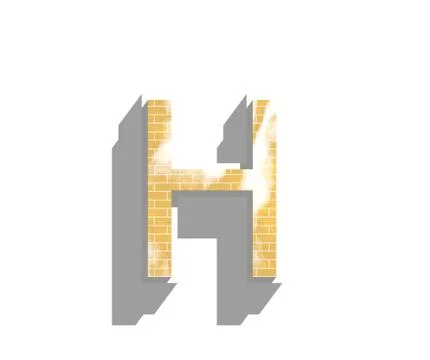 Letter H Stock Illustration