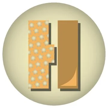Letter H Stock Illustration