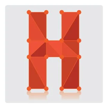 Letter H Stock-Illustration