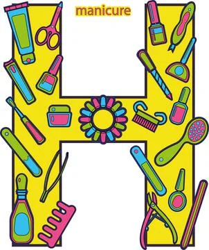 Letter H Illustrazione stock