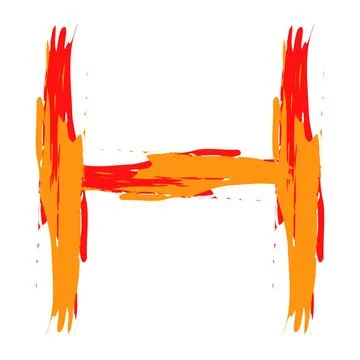 Letter H Stock Illustration