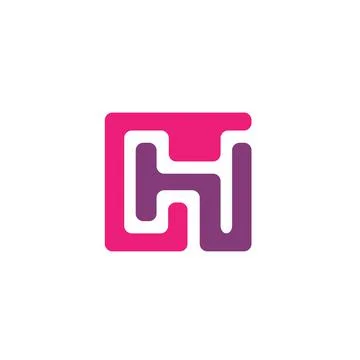 Letter H logo design vector illustration Stock Illustration