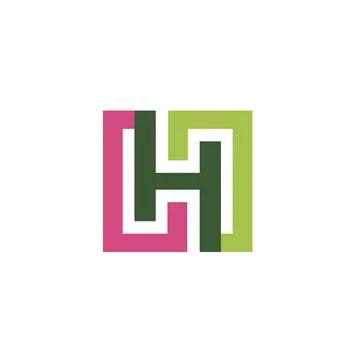 Letter H logo design vector illustration Stock Illustration