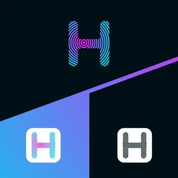 Letter H logo icon design template elements	 Stock Illustration