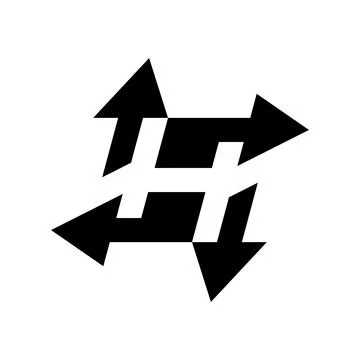 Letter H logo Stock Illustration