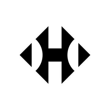 Letter H logo Stock Illustration