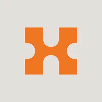 Letter H logo Stock Illustration
