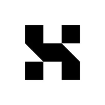 Letter H logo Stock Illustration