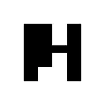 Letter H logo Stock Illustration