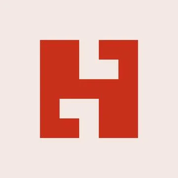 Letter H logo Stock Illustration