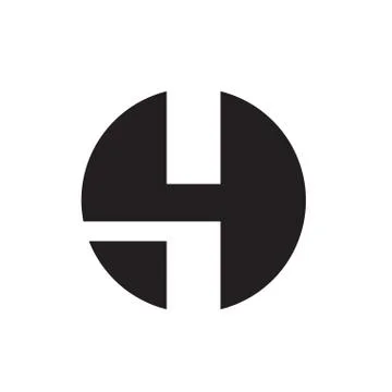 Letter H logo initial design vector graphic concept illustrations Stock Illustration