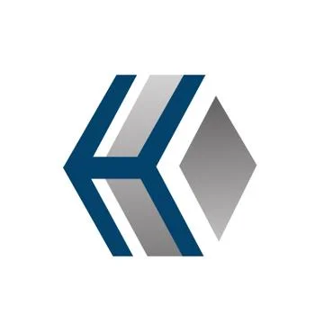 Letter H logo initial design vector graphic concept illustrations Stock Illustration