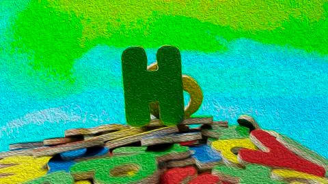 Letter H Stock Photos