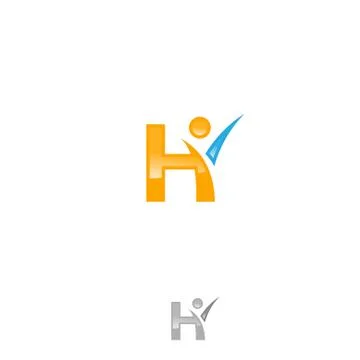 Letter H vector design Stock Illustration