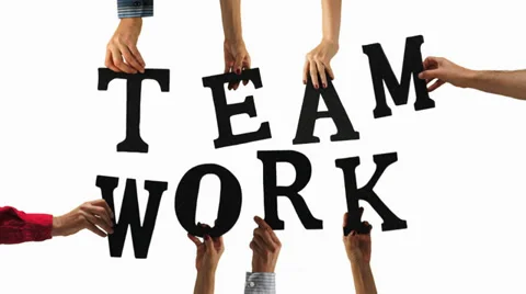 Letter Hands Teamwork Stock Footage 32220342