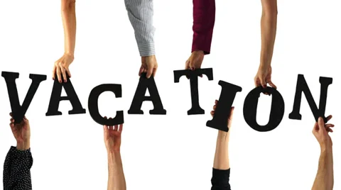 Letter Hands Vacation Stock Footage 32257555