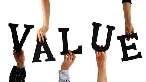 Letter Hands Value Stock Footage 32260320