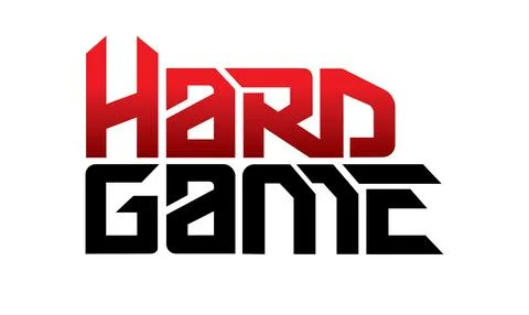 Letter hard game design vector Stock Illustration