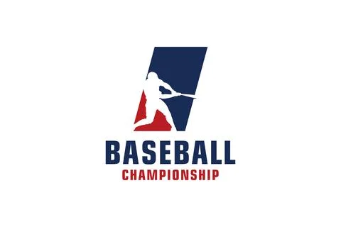Letter I with Baseball Logo Design. Vector Design Template Elements for Spo.. Illustrazione stock