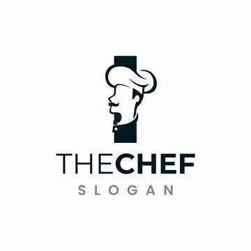 Letter I Chef Logo , Initial Restaurant Cook Vector Design Stock Illustration