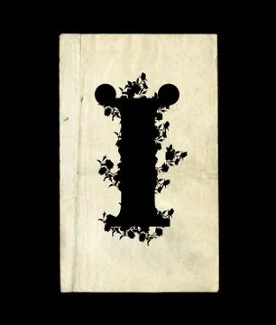 Letter i. Stock Illustration