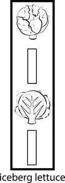 Letter I Stock-Illustration