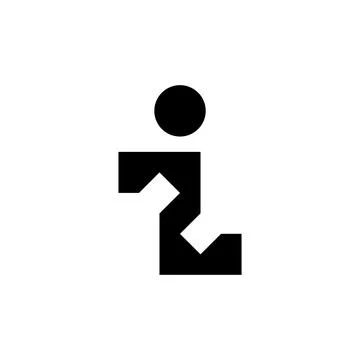 Letter I logo Stock Illustration