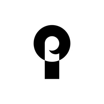 Letter I logo Stock Illustration