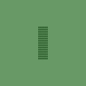 Letter I logo with pixel pattern イラスト素材