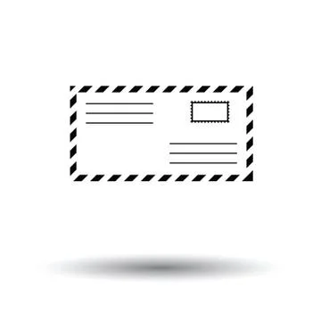 Letter icon Illustrazione stock