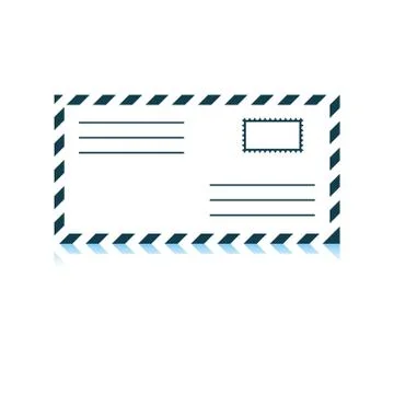 Letter icon Illustrazione stock