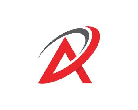 A Letter icon Template Stock-Illustration