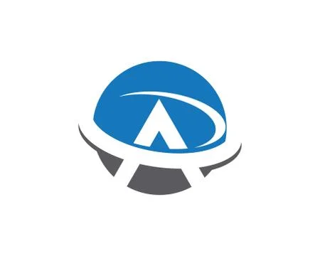 A Letter icon Template Stock Illustration