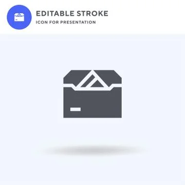 Letter icon vector, filled flat sign, solid pictogram isolated on white, logo Stock Illustration