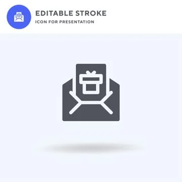 Letter icon vector, filled flat sign, solid pictogram isolated on white, logo Stock Illustration