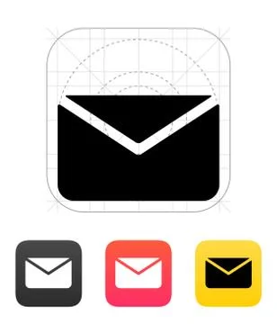 Letter icon. Vector illustration Stock Illustration
