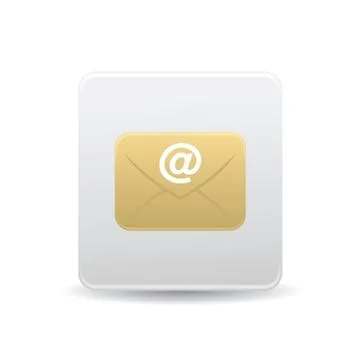 Letter icon web Stock Illustration